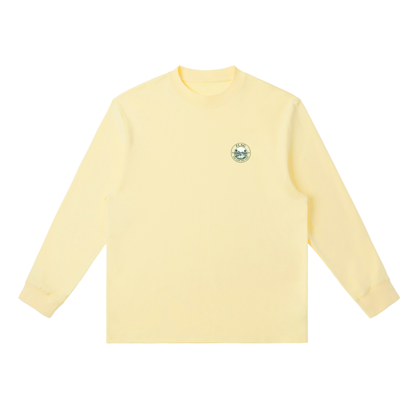 C&R Essential Crewneck Long-Sleeve T-Shirt