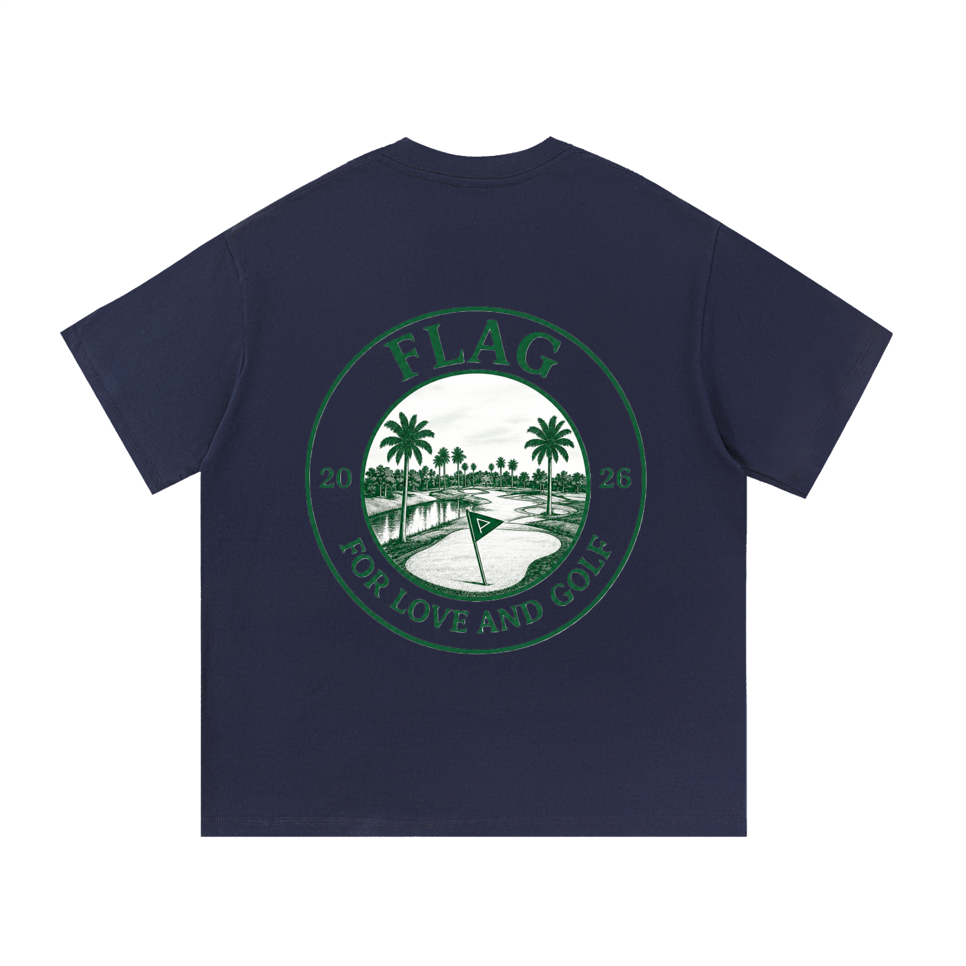Circle Flag Essential Cotton T-Shirt