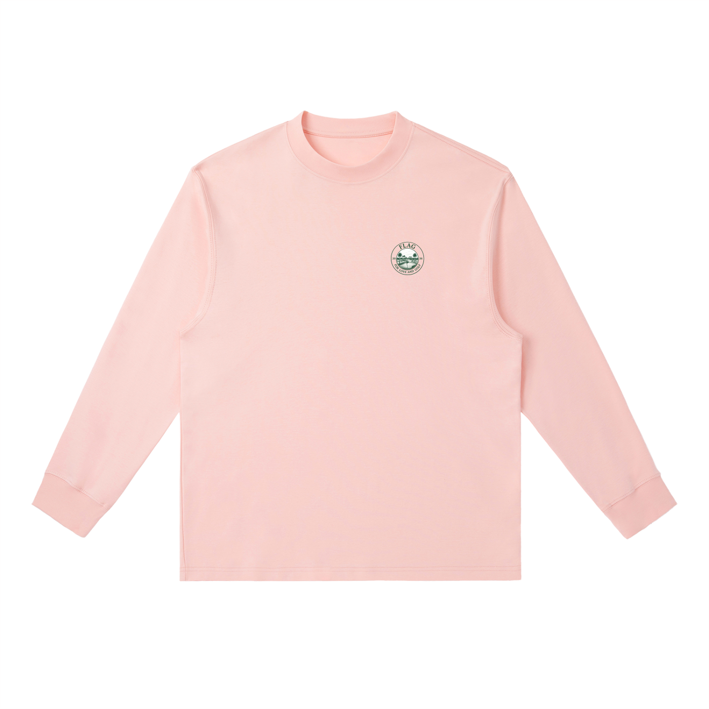 C&R Essential Crewneck Long-Sleeve T-Shirt